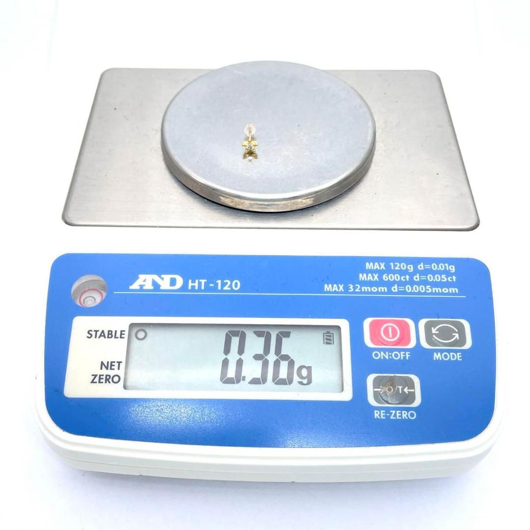 スタージュエリー 片耳 ダイヤモンド ピアス スターモチーフ K18 ゴールド