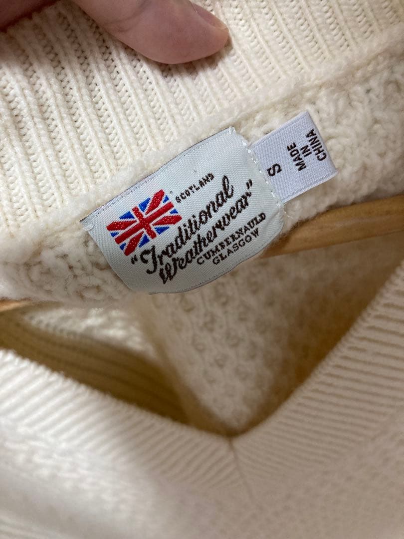 TraditionalWeatherwearフィッシャーマンVネックプルオーバー