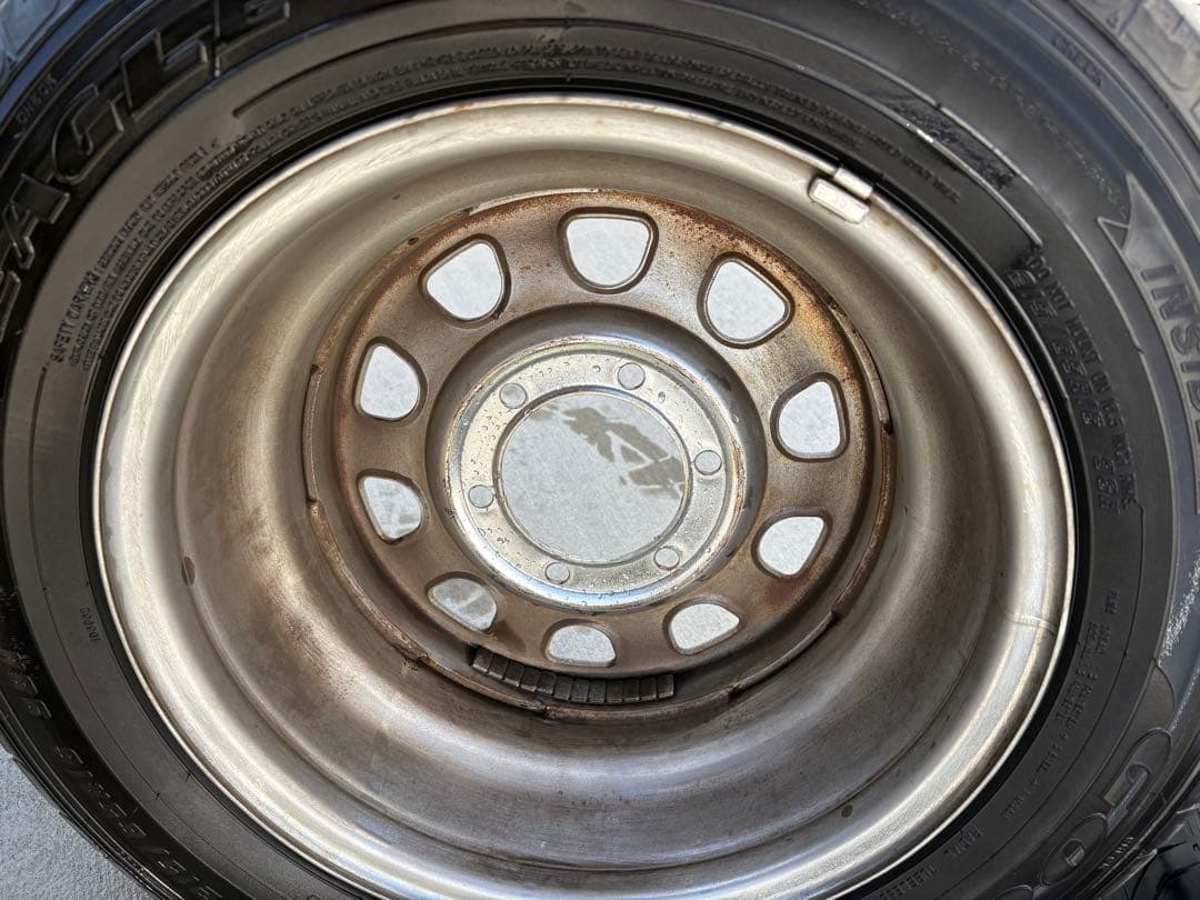 Goodyear 16インチアルミホイールセット 4本 デイトナ、ハイエース