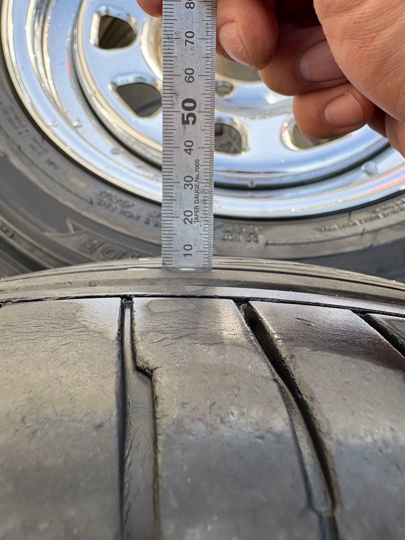 Goodyear 16インチアルミホイールセット 4本 デイトナ、ハイエース