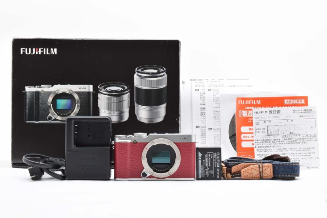 富士フイルム X-A1 ミラーレスデジタルカメラボディ レッド Fujifilm