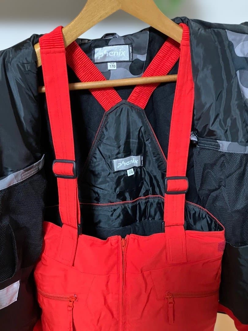 Phenix 未使用　迷彩柄 スキーウェア上下セット170cm