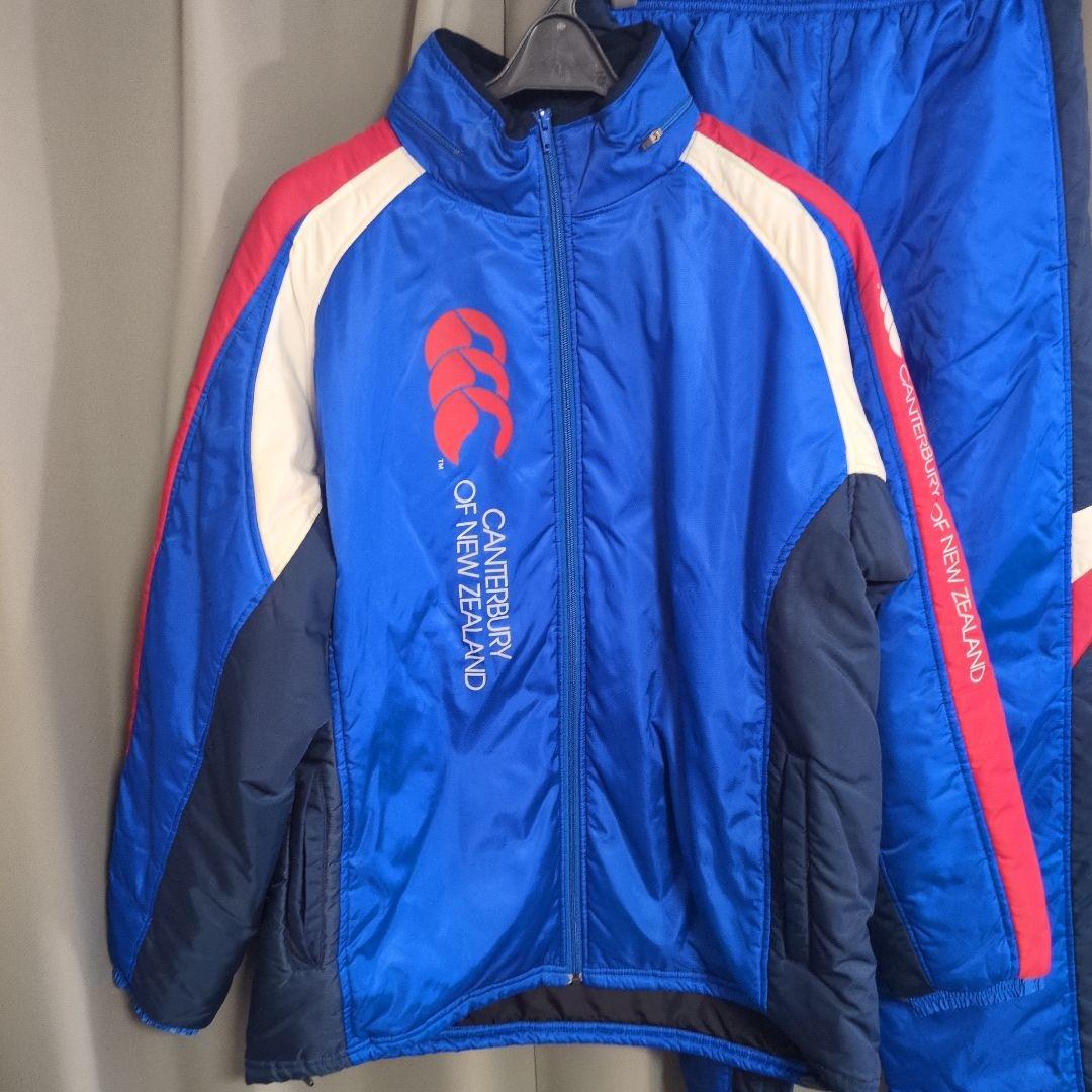 CANTERBURY ウォームアップウェアセット 青