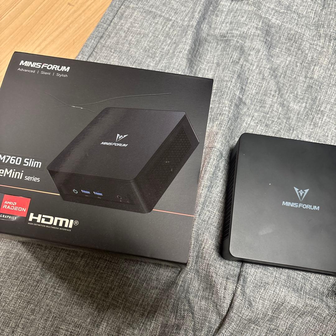 MINISFORUM ミニPC UM760 Ryzen 5 7640Hジャンク品