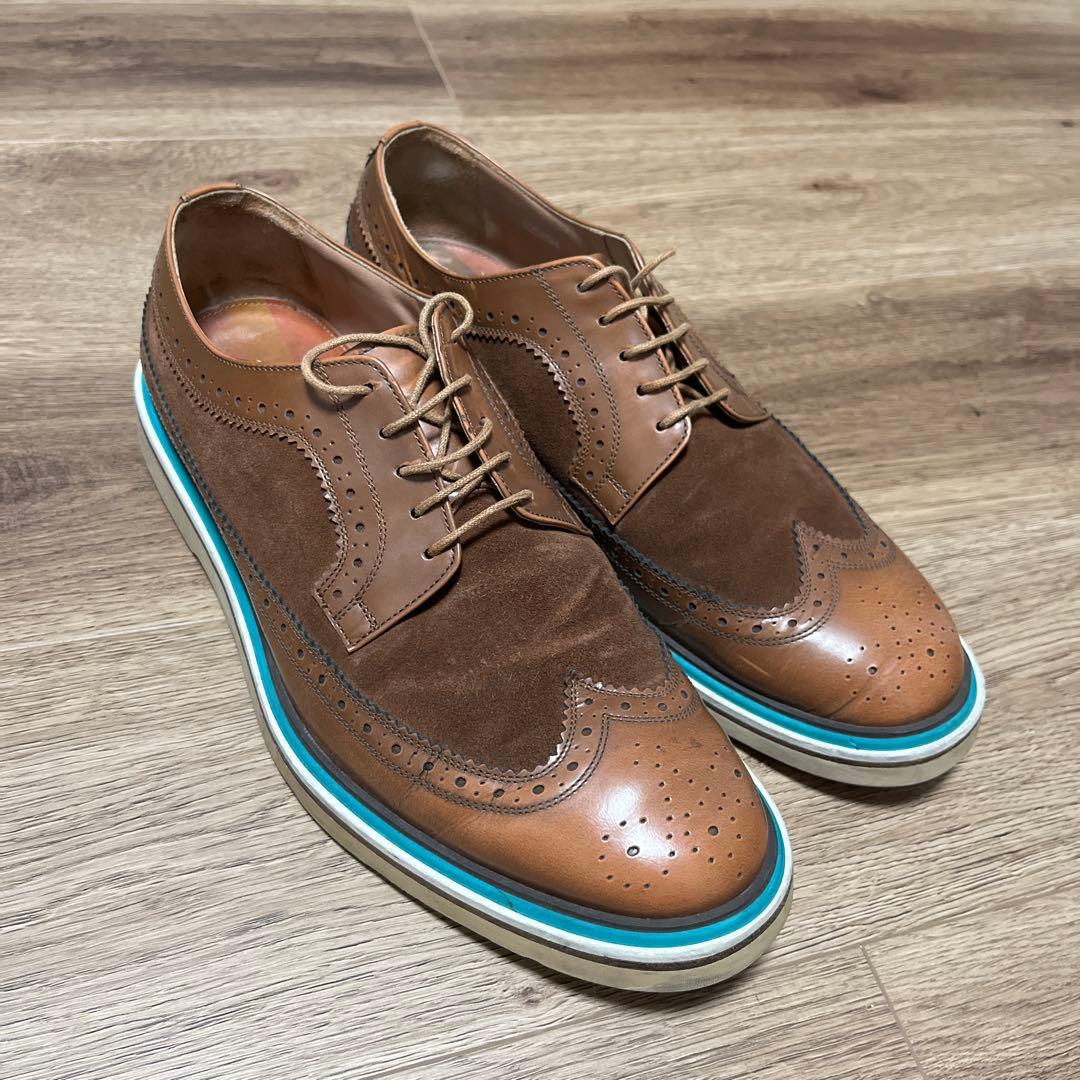 ポールスミス　ビジネスカジュアル　ウィングチップ