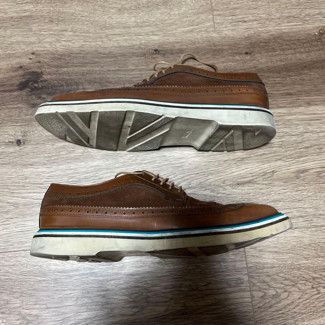 ポールスミス　ビジネスカジュアル　ウィングチップ