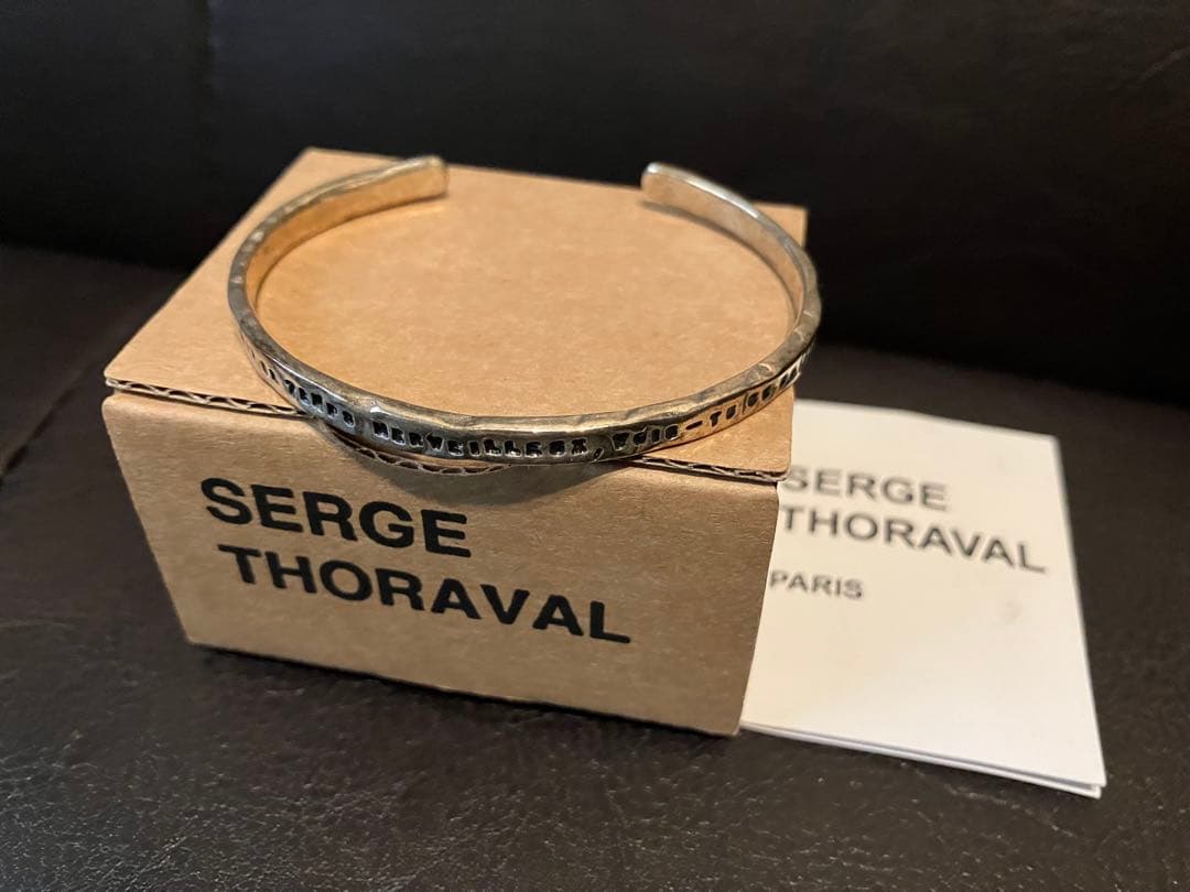 SERGE THORAVAL バングル　幸せの手錠　シルバー