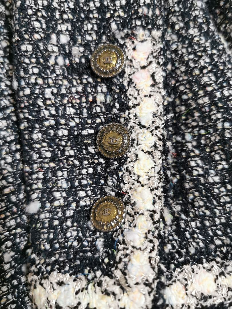 美品　シャネル　CHANEL　ツイード　ジャケット　05A 　サイズ　38