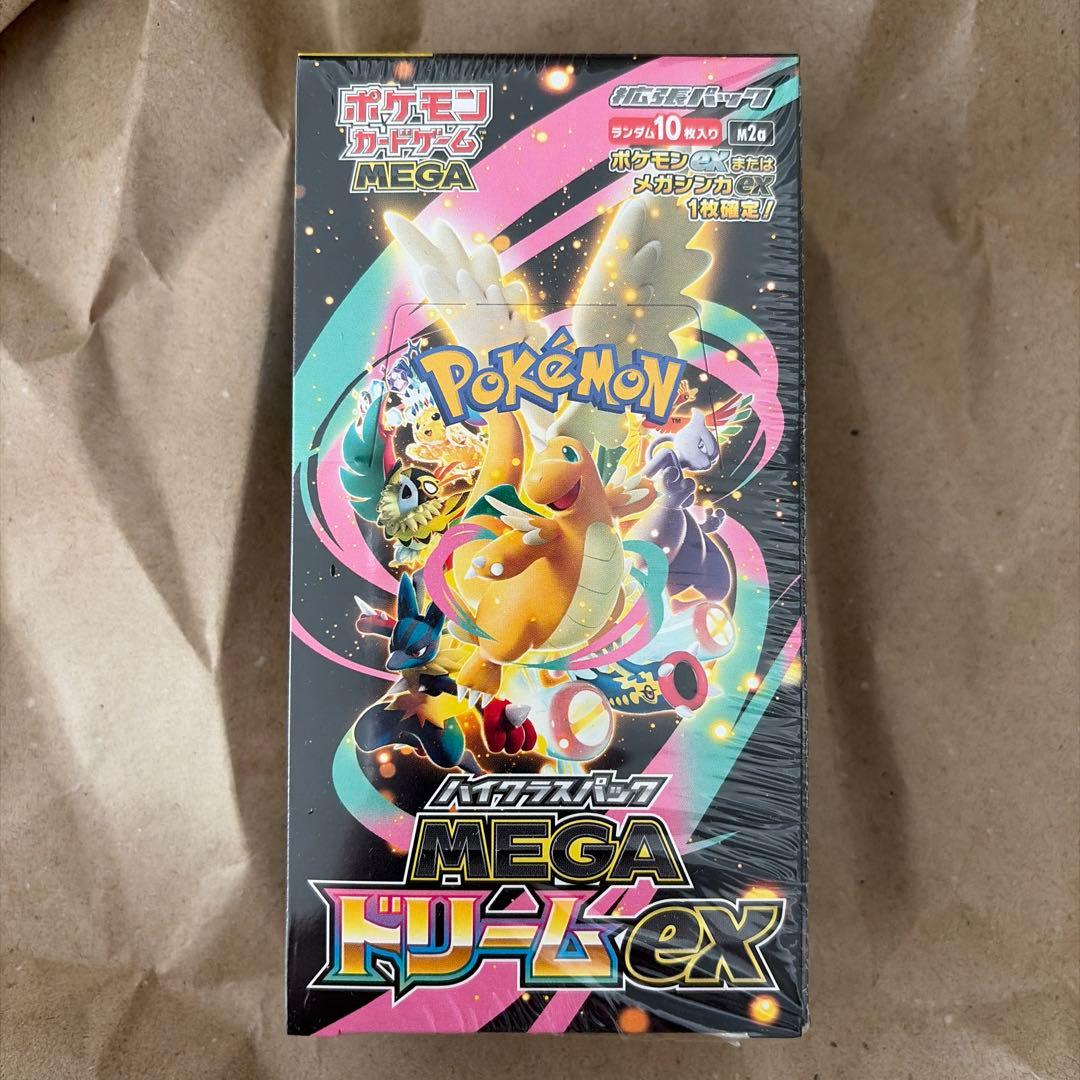 ポケモンカードゲーム　MEGAドリームex シュリンク付き　1BOX