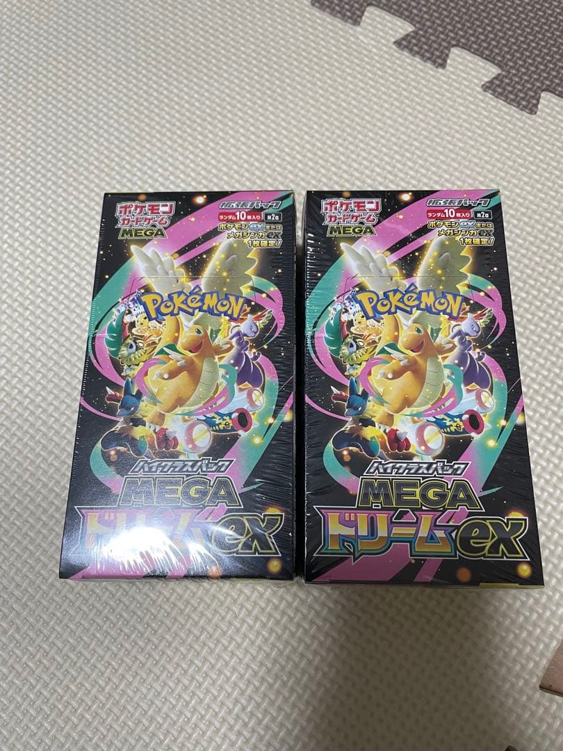 し*す様 ポケモンカード MEGAドリームEX 2box シュリンクあり