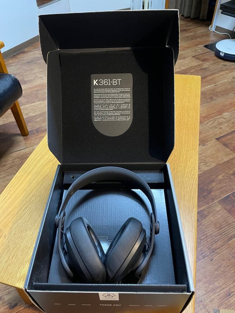 AKG K361-BT-Y3 ワイヤレスヘッドホン ブラック