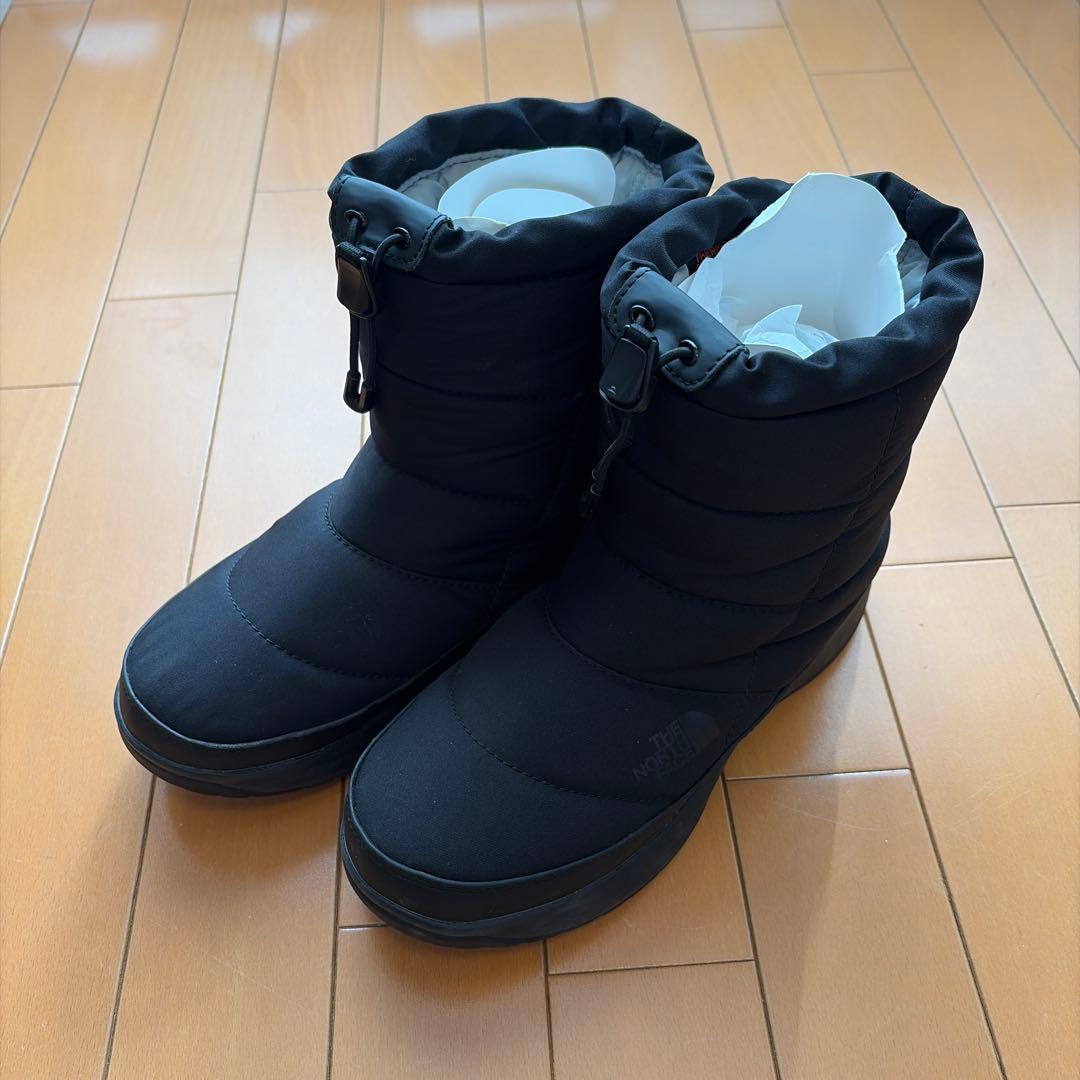 THE NORTH FACE ブラックショートブーツ　ヌプシ　24cm