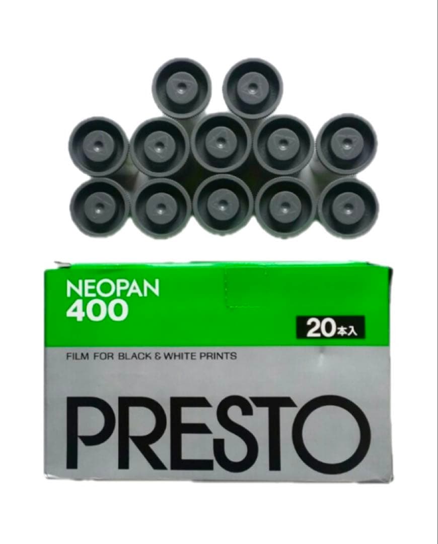 NEOPAN400 PRESTO 135 1箱20本入りとバラで12本の32本