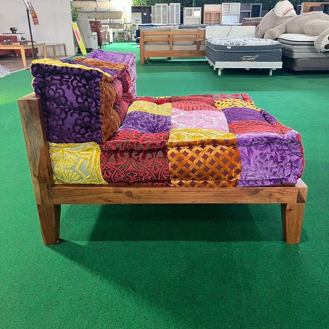 a.depeche 1人掛けソファ チェア ロースツール パッチワーク I029