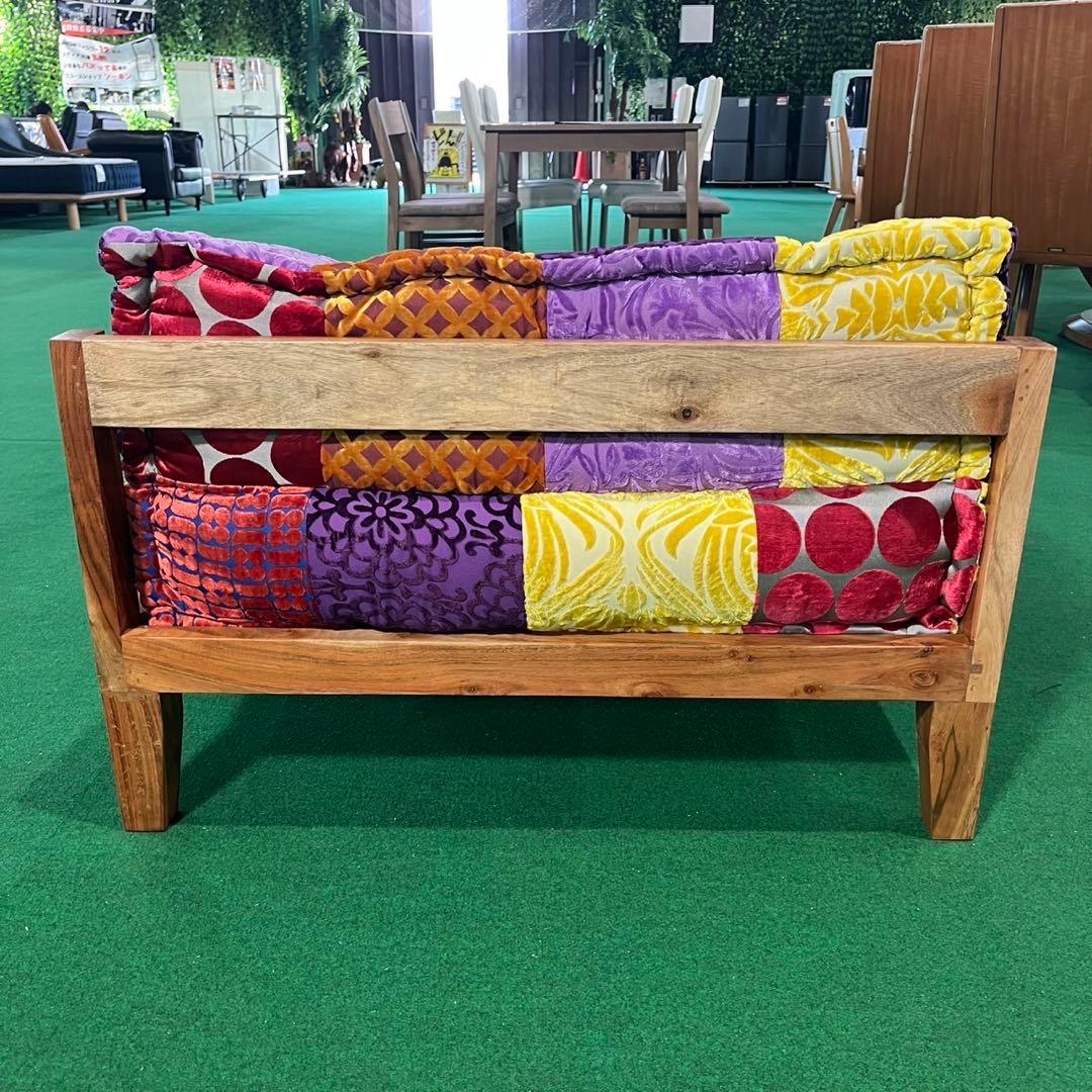 a.depeche 1人掛けソファ チェア ロースツール パッチワーク I029