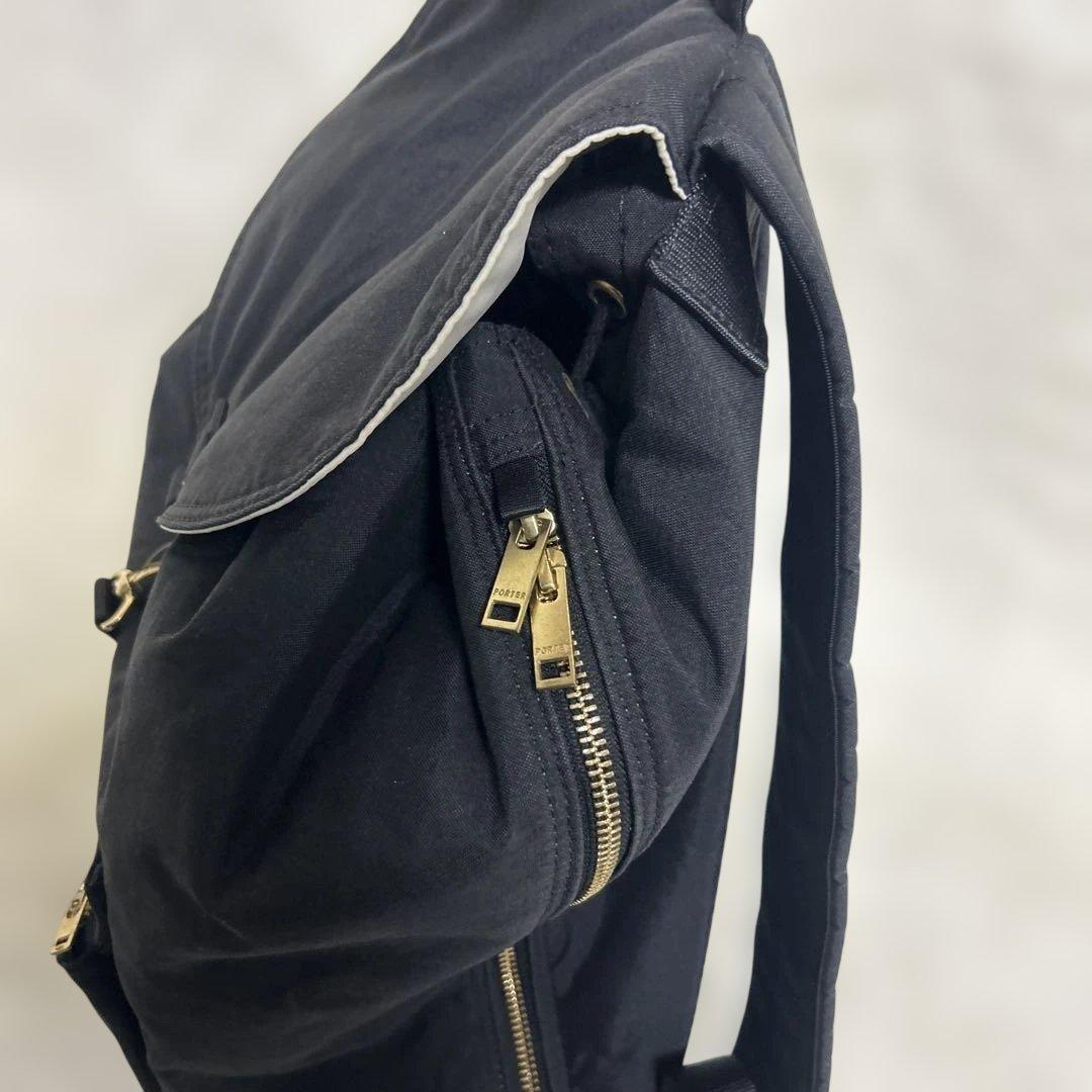 【極美品】ポーター　ドラフト　リュック　黒　吉田カバン　現行定価60,500円