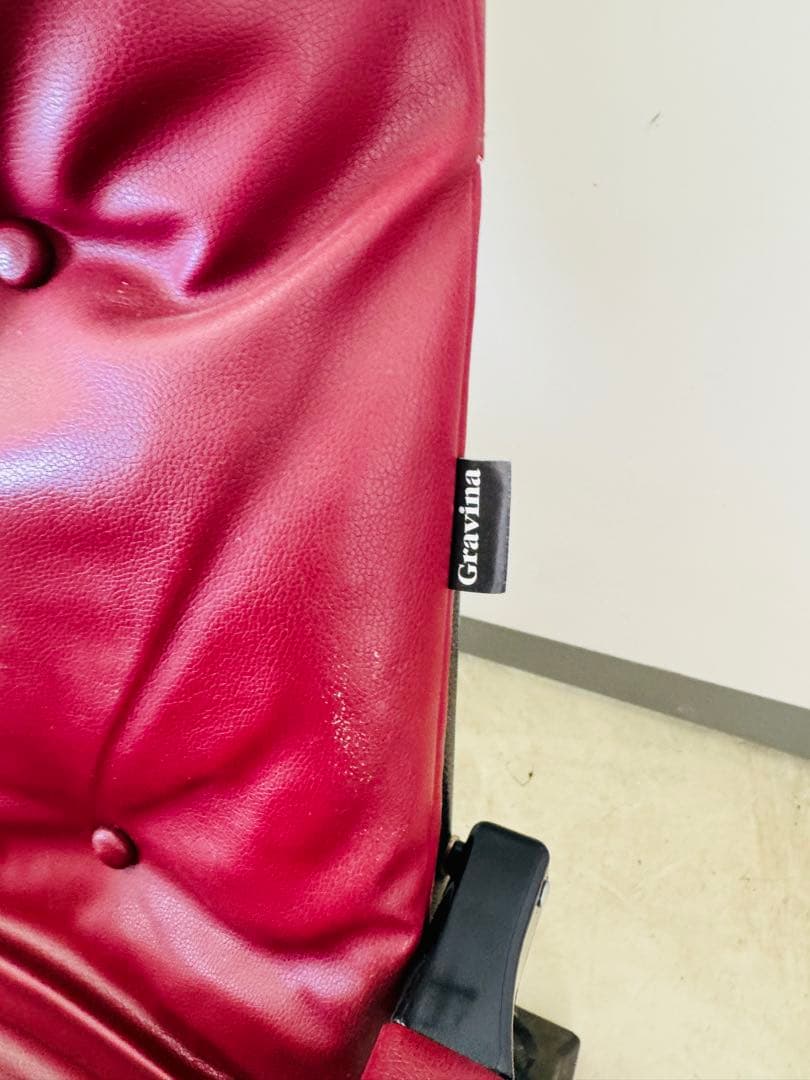 Gravina リクライニングチェア ワインレッド 折り畳み 1人掛け ソファー