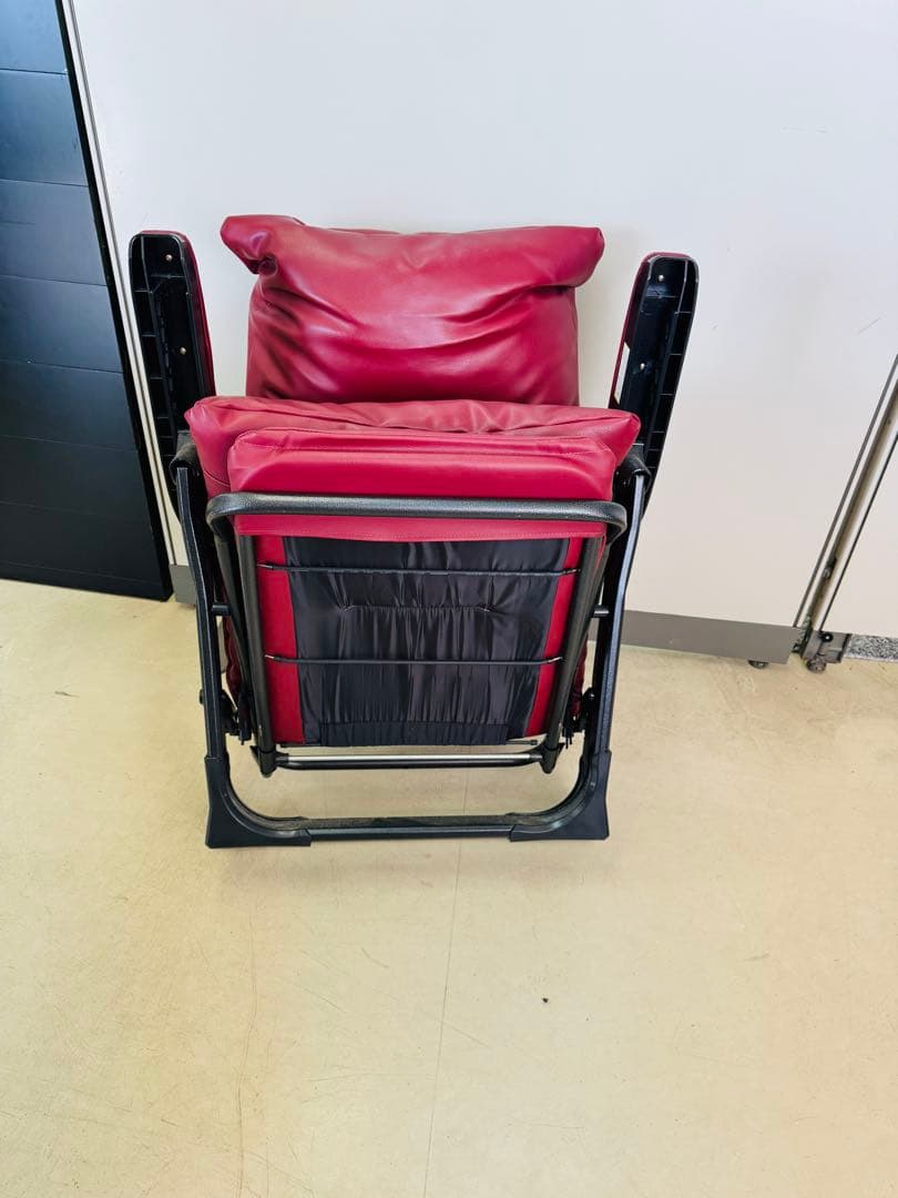 Gravina リクライニングチェア ワインレッド 折り畳み 1人掛け ソファー