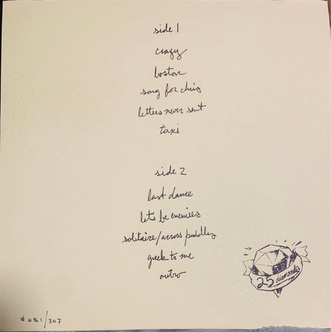 Everyone Asked About You シリアルナンバー付限定レコード