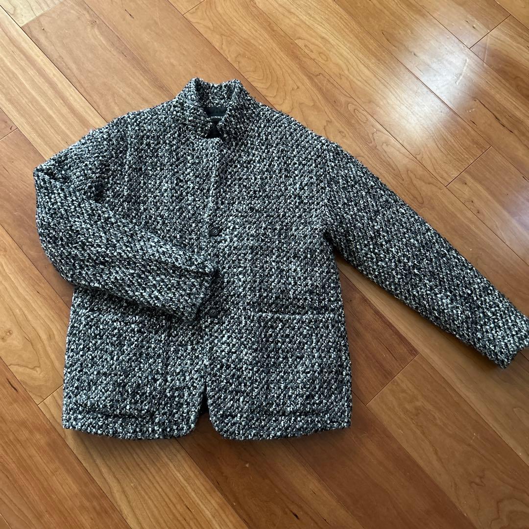 SINME シンメ　パデットジャケット　ツイード