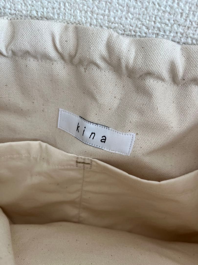 【新品】kinaさんponponbag ribbon bag キナリ