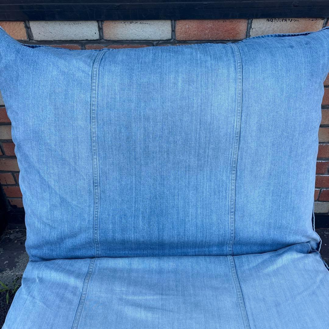 直接引き取り限定 WTW カタリナ 1人掛けソファ デニム