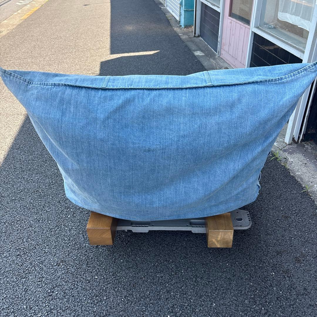 直接引き取り限定 WTW カタリナ 1人掛けソファ デニム