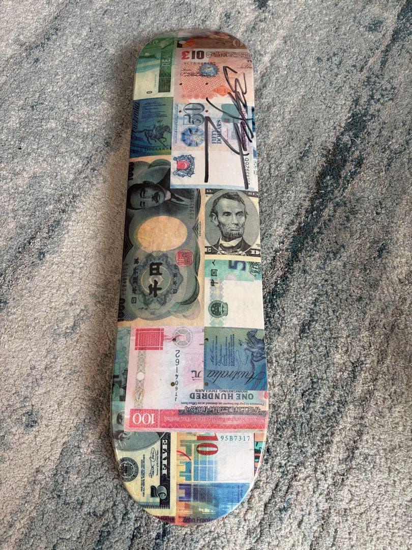 FUTURA 直筆サイン入り スケートデッキ FOR LOVE OR MONEY
