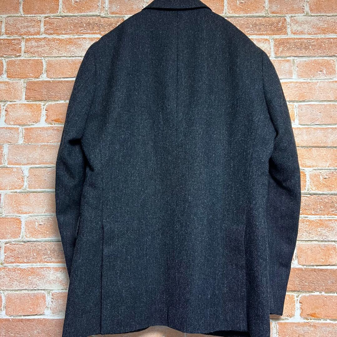 (希少)bishitto 英国製 MOON ツイードスーツセットアップ　紺色