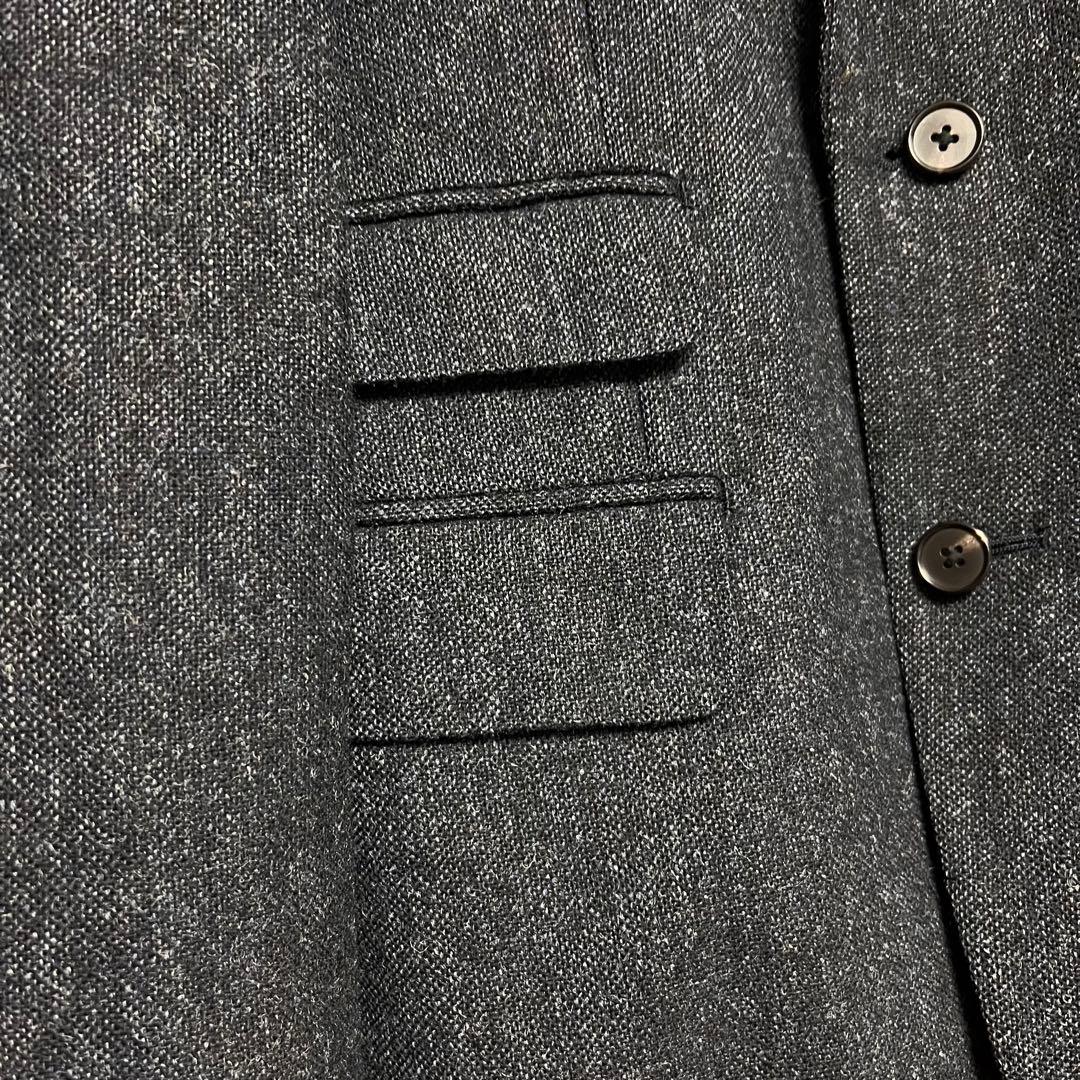 (希少)bishitto 英国製 MOON ツイードスーツセットアップ　紺色