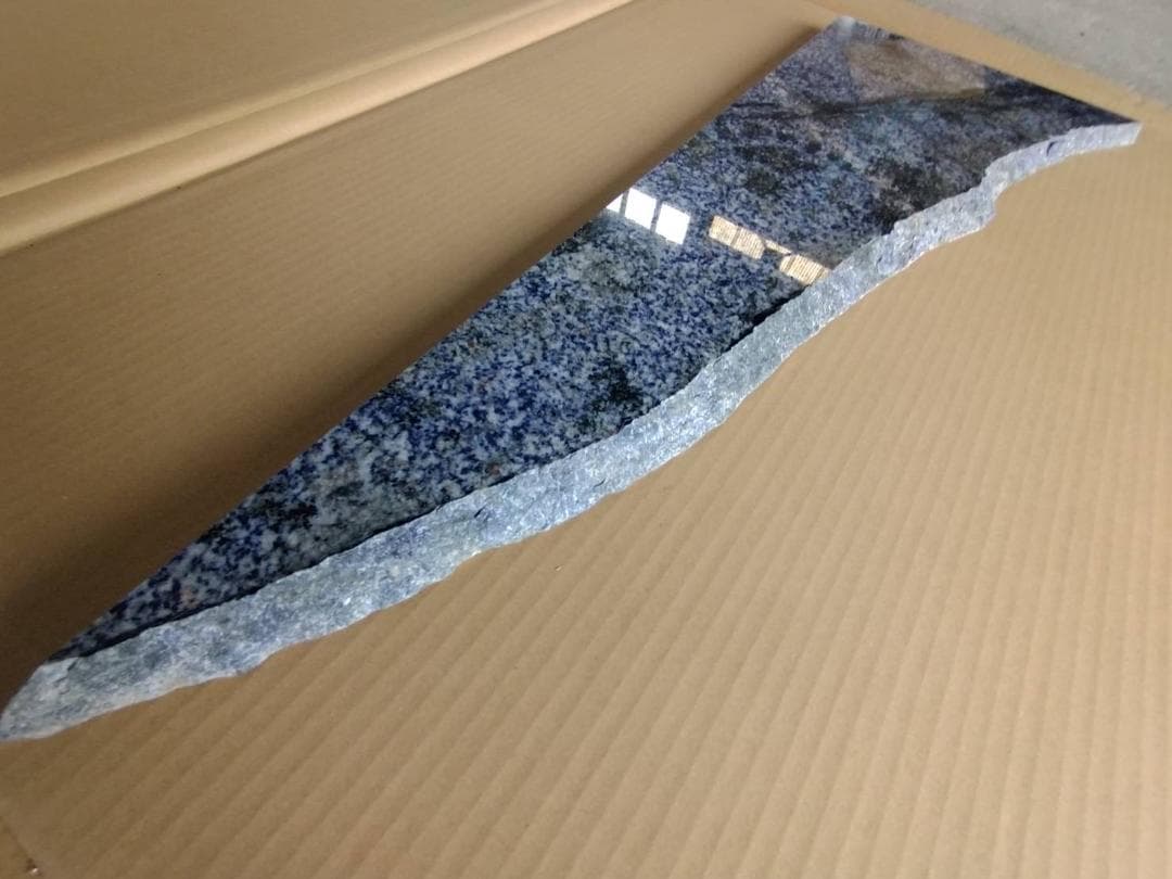 ●超高級　超貴重● 天然御影石 青系 ●ディスプレイ　飾り台　台座● インテリア