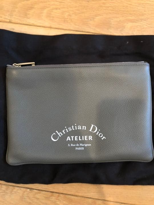 Dio アトリエ　クラッチバッググレー