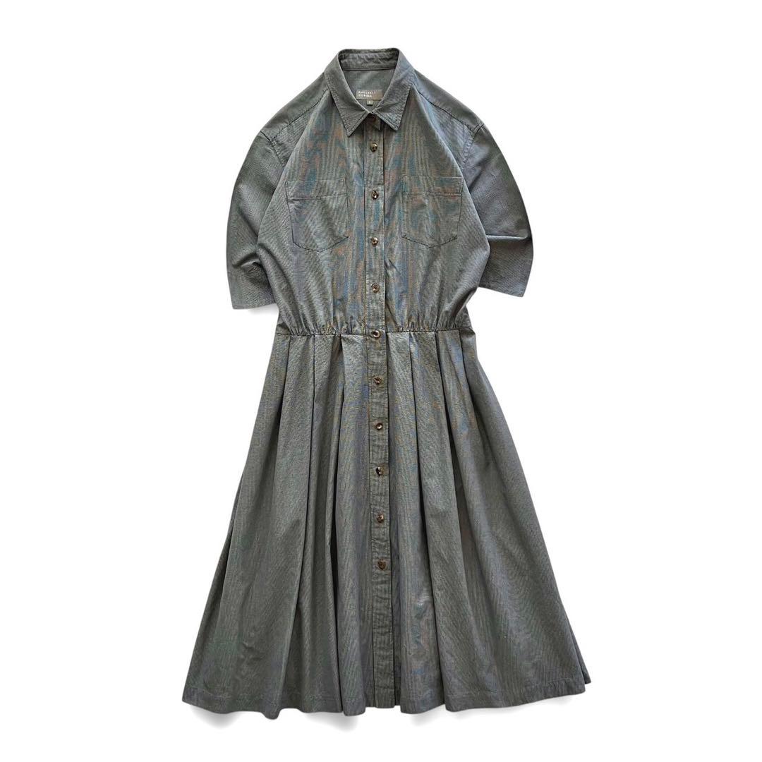 【美品】MARGARET HOWELL/GINGHAM SHIRT DRESS