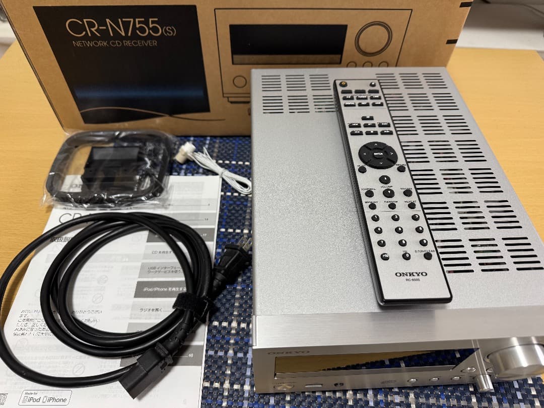 ★美品中古★ONKYO ネットワーク機能付CD/USBレシーバーCR-N755