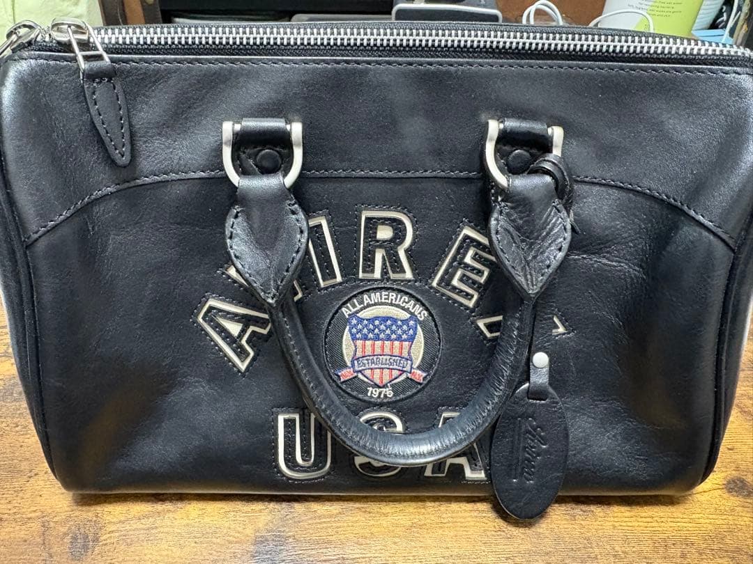 MisakiAVIREX ミニボストン　ショルダーバッグ　革