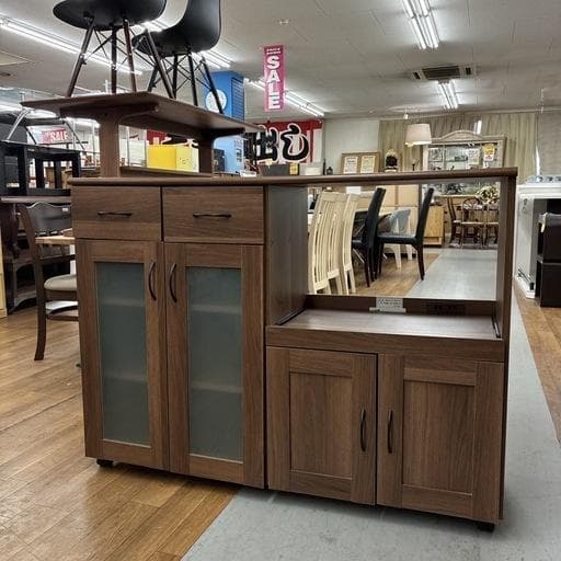 Kim7402さま専用S762 ⭐ 不二貿易 キッチンカウンター 食器棚 カウ