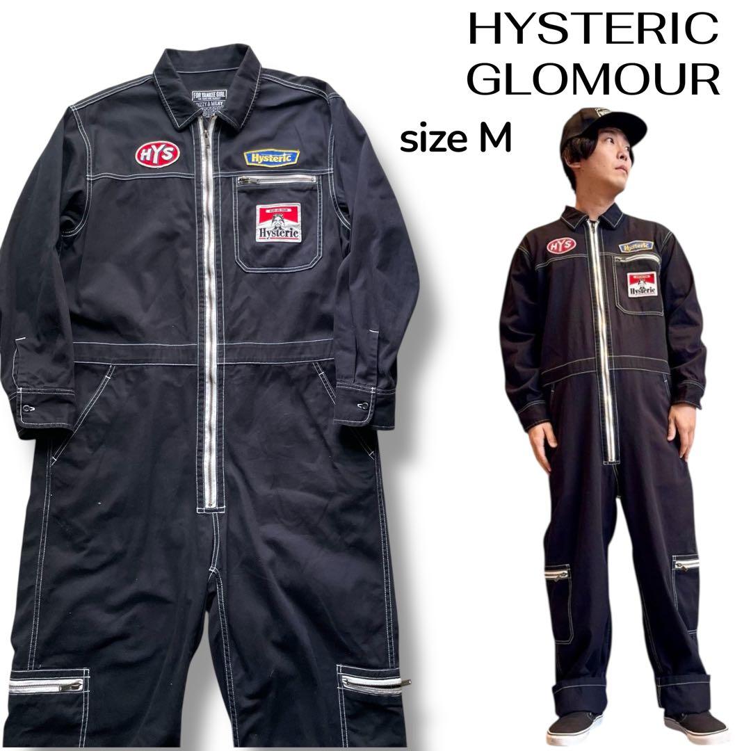定価59,400円 美品ヒステリックグラマーワッペン デザイン ジャンプスーツM