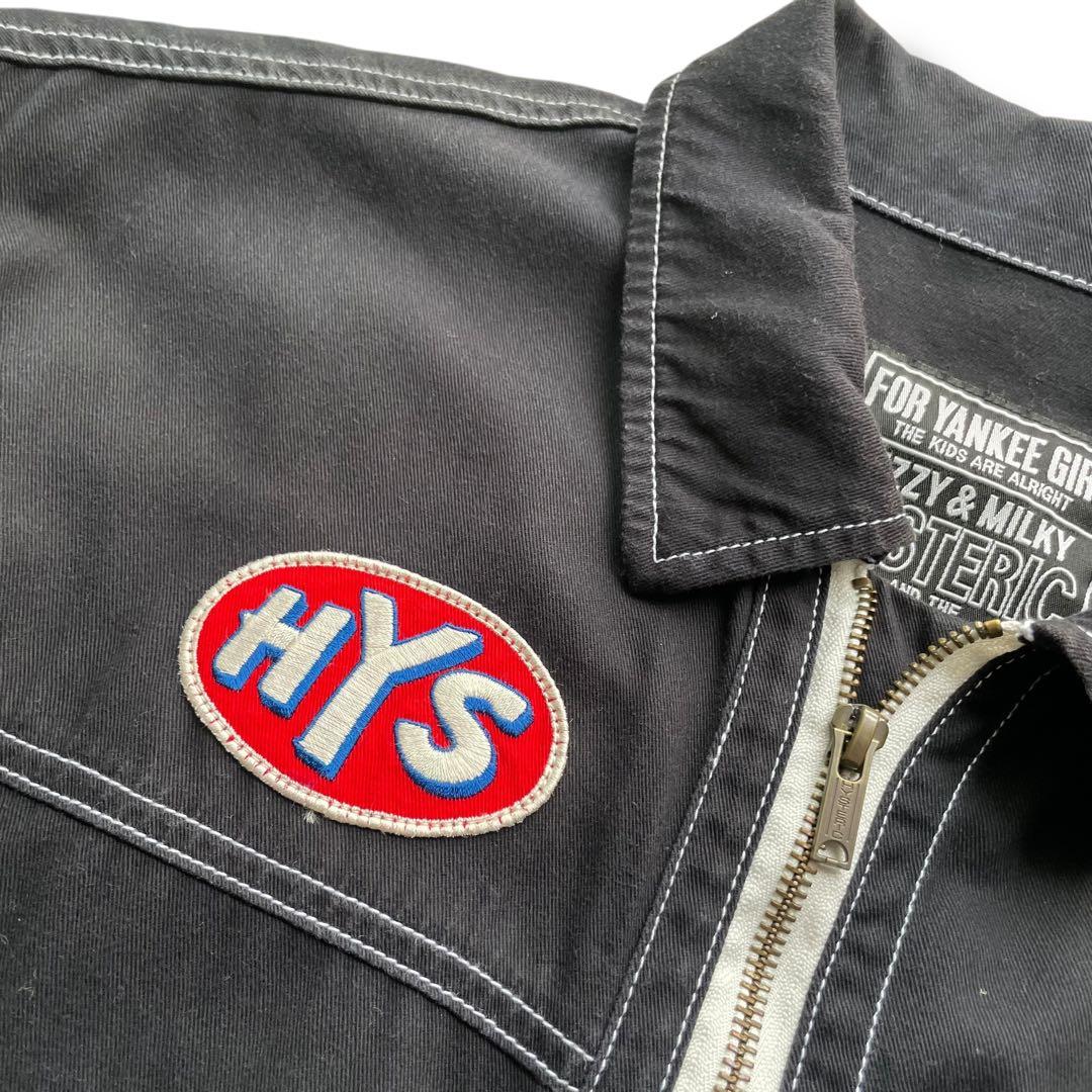 定価59,400円 美品ヒステリックグラマーワッペン デザイン ジャンプスーツM