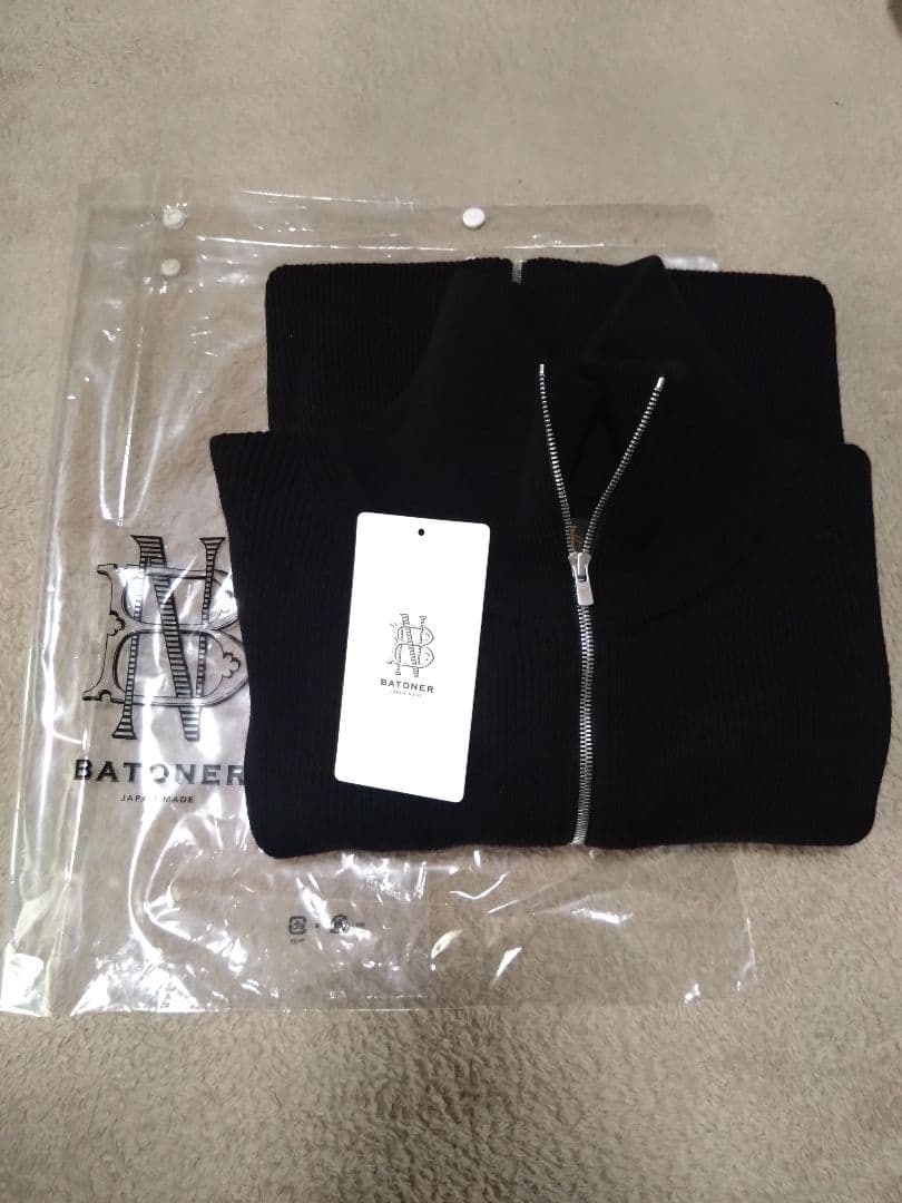 ま*と様 BATONER バトナー ドライバーズニット ブラック サイズ3 完売
