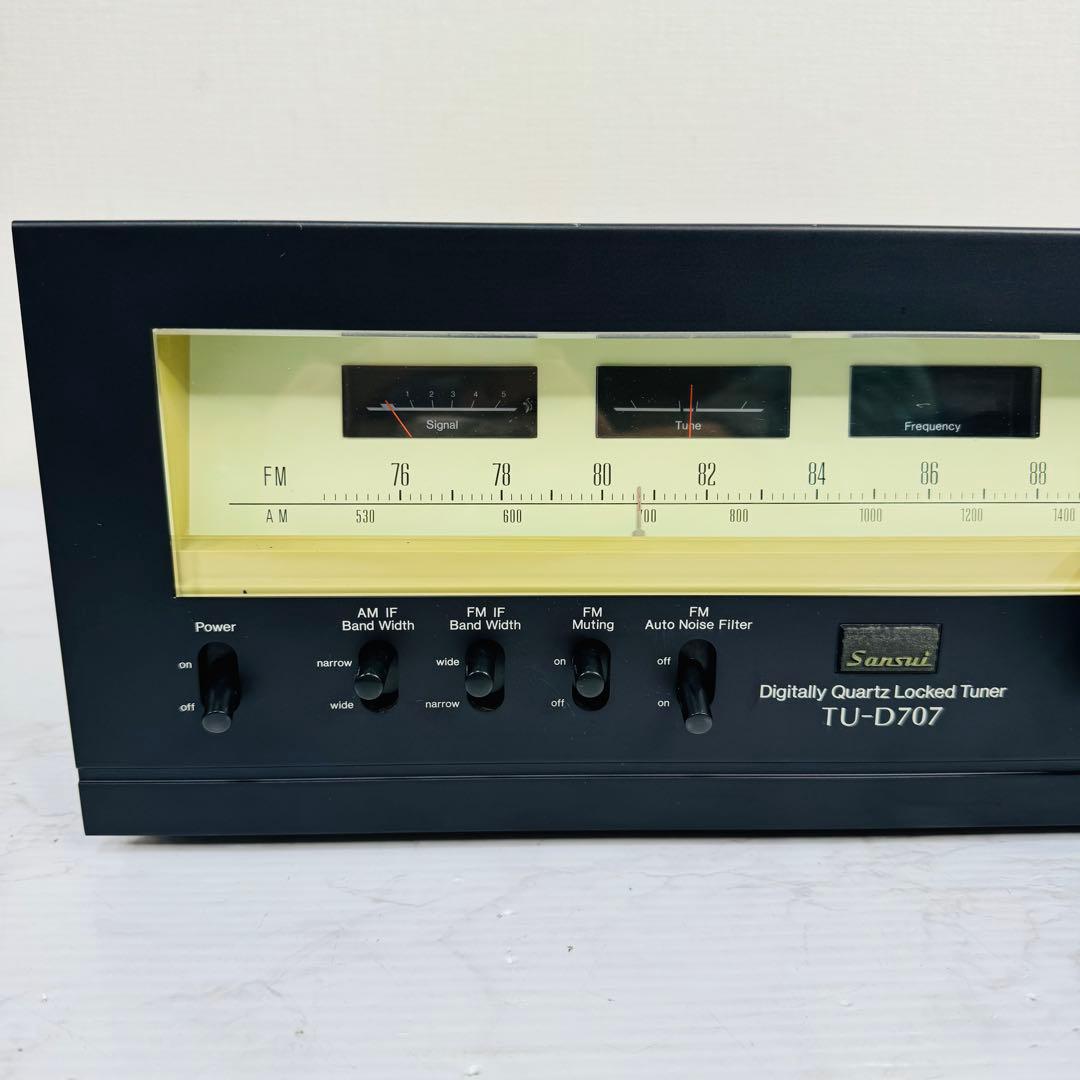 SANSUI　TU-D707　FM/AMチューナー　ステレオ　動作品