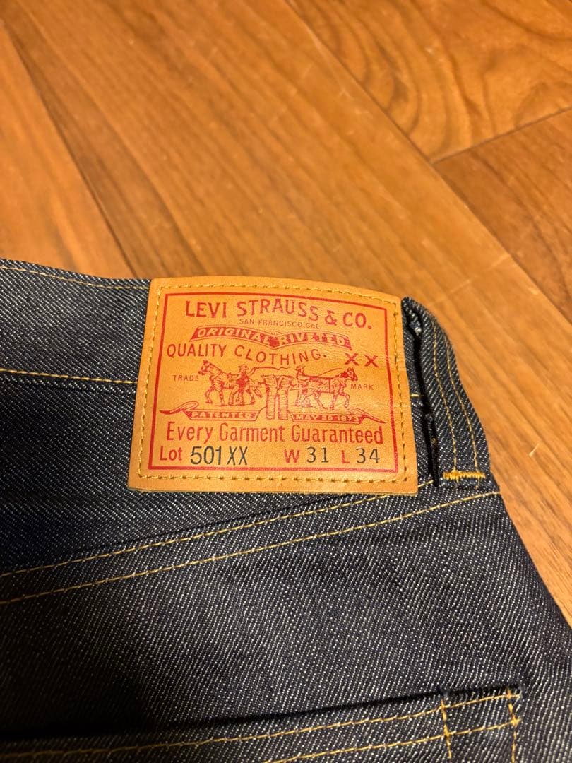 【期間限定最値下】リーバイス　501XX 1947年復刻　ワンウォッシュ　W31