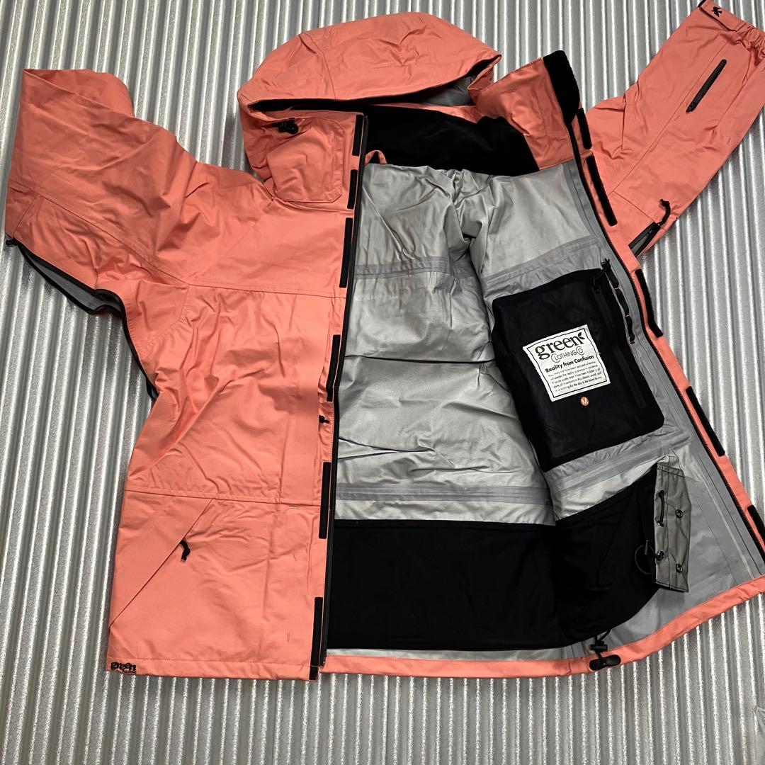 未使用　グリーンクロージング　オガジャケット　スキーウェア　スノボードウェア　M