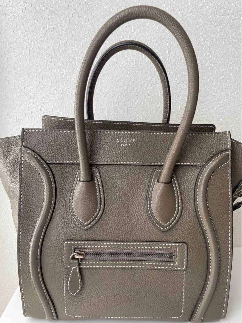 【美品】セリーヌ ラゲージ マイクロ スリ 旧ロゴ　正規品