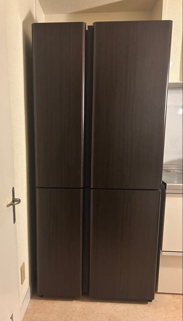 AQUA AQRTZ51K 冷蔵庫 ダークブラウン　深澤直人デザイン