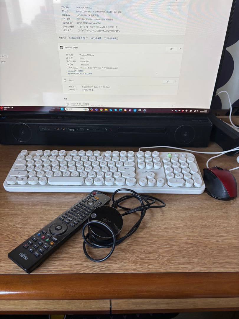 富士通デスクトップPC Windows11 ESPRIMO FH95/C3