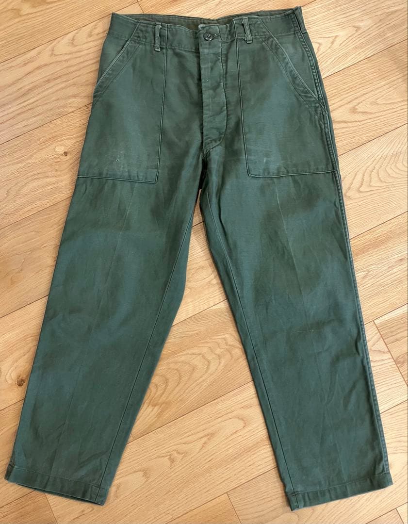 70’s US ARMY OG107 ベイカーパンツ DSA74年 ヴィンテージ