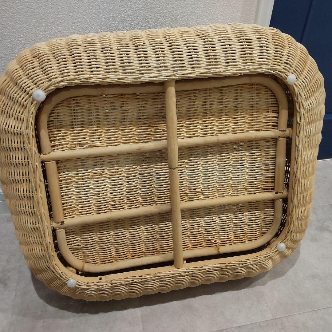 ＳＦＥＲＡ ラタン製 ペットベッド 小型用 美品!!