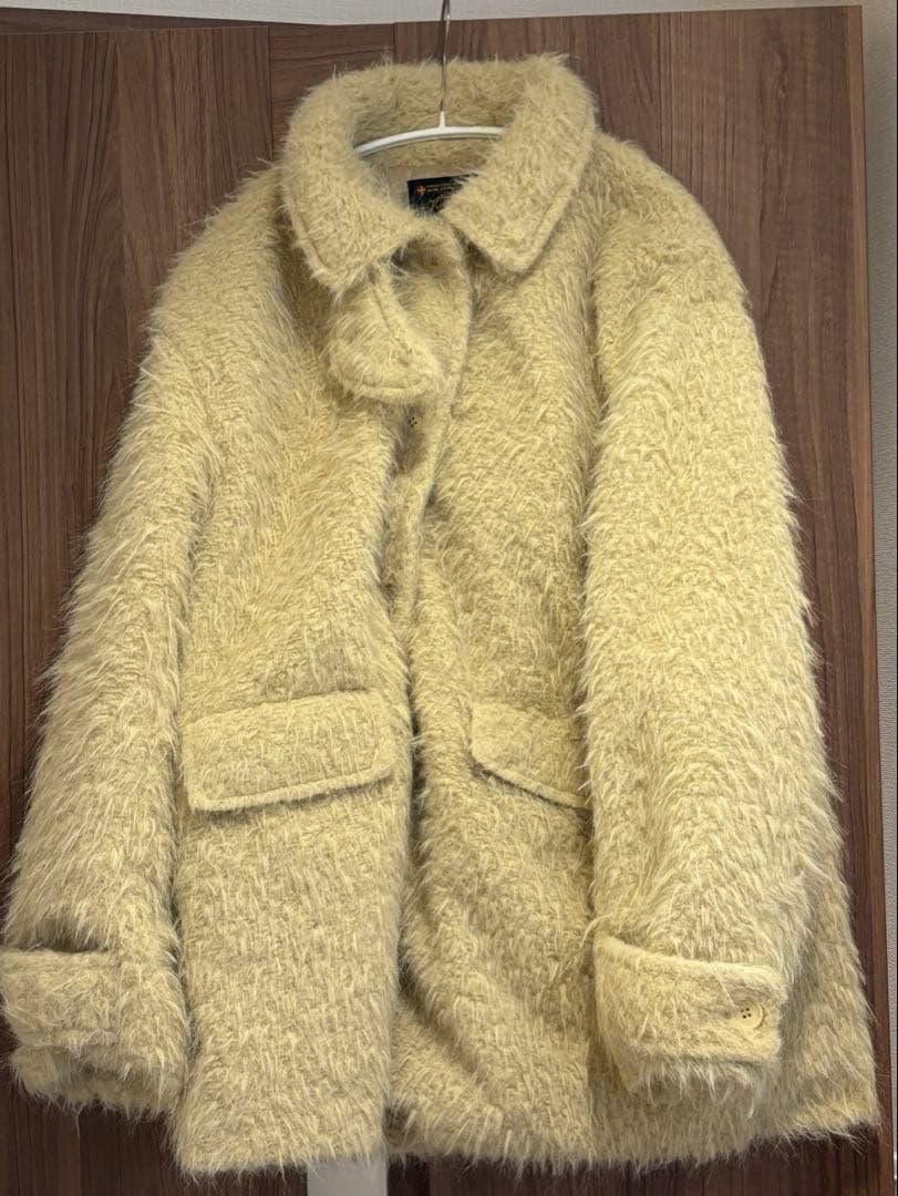 Kastane アイボリーファーコート フリーサイズ