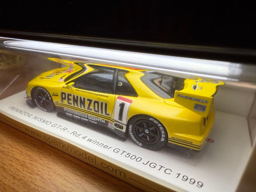 ミニカー 1/43 PENNZOIL NISMO GT-R GT500 JGTC 1999