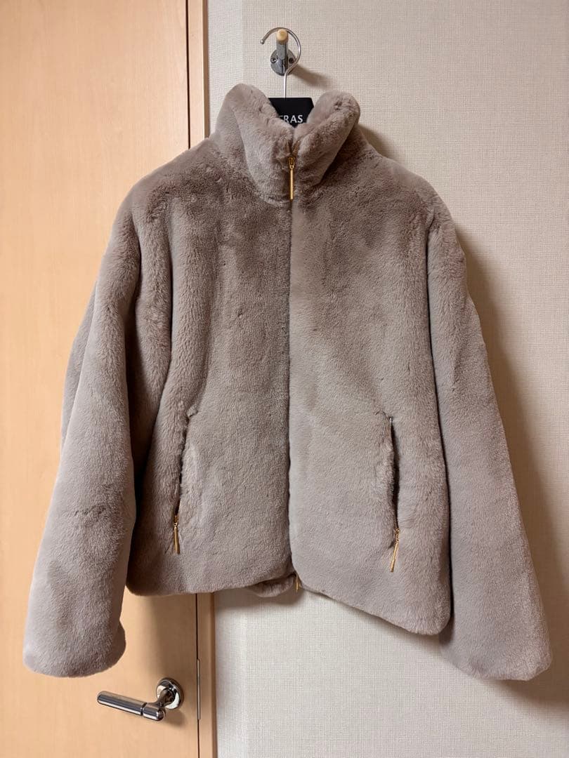 【TATRAS/タトラス】BARBRA バルブラ ファーブルゾン　サイズ01